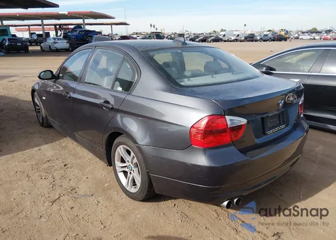 2008 BMW 328I z USA, uszkodzony, nr VIN WBAVA375X8NL50690